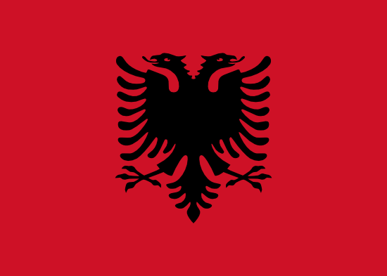 Drapeau Albanie