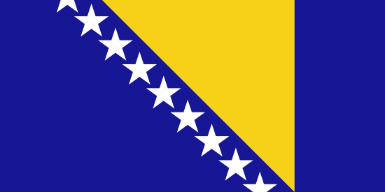 Drapeau Bosnie-Herzégovine