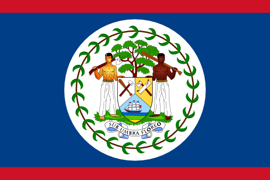 Drapeau Belize