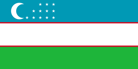 Drapeau Ouzbékistan